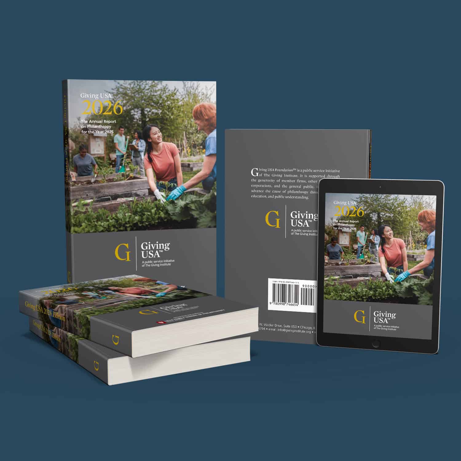 Giving USA 2026 Annual Report on Philanthropy — print and digital editions.